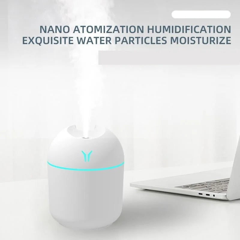 Mini Humidificador USB Portátil – Silencioso y Aromático