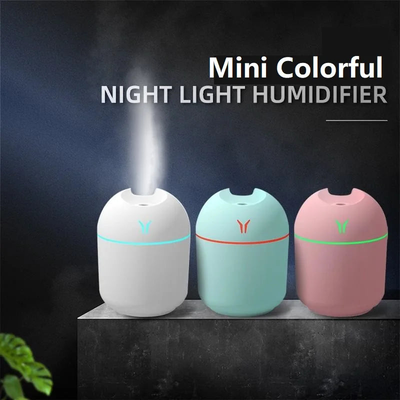 Mini Humidificador USB Portátil – Silencioso y Aromático