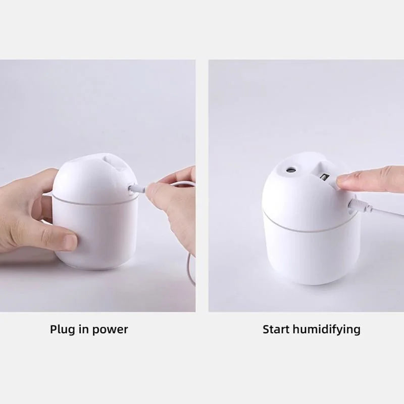 Mini Humidificador USB Portátil – Silencioso y Aromático