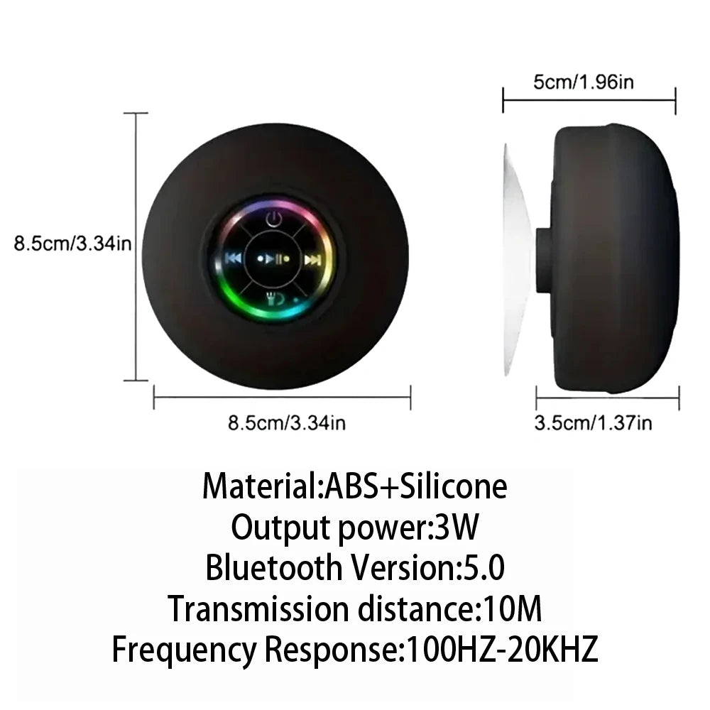 Altavoz Bluetooth de Ducha AquaBeat™ – Waterproof y Portátil