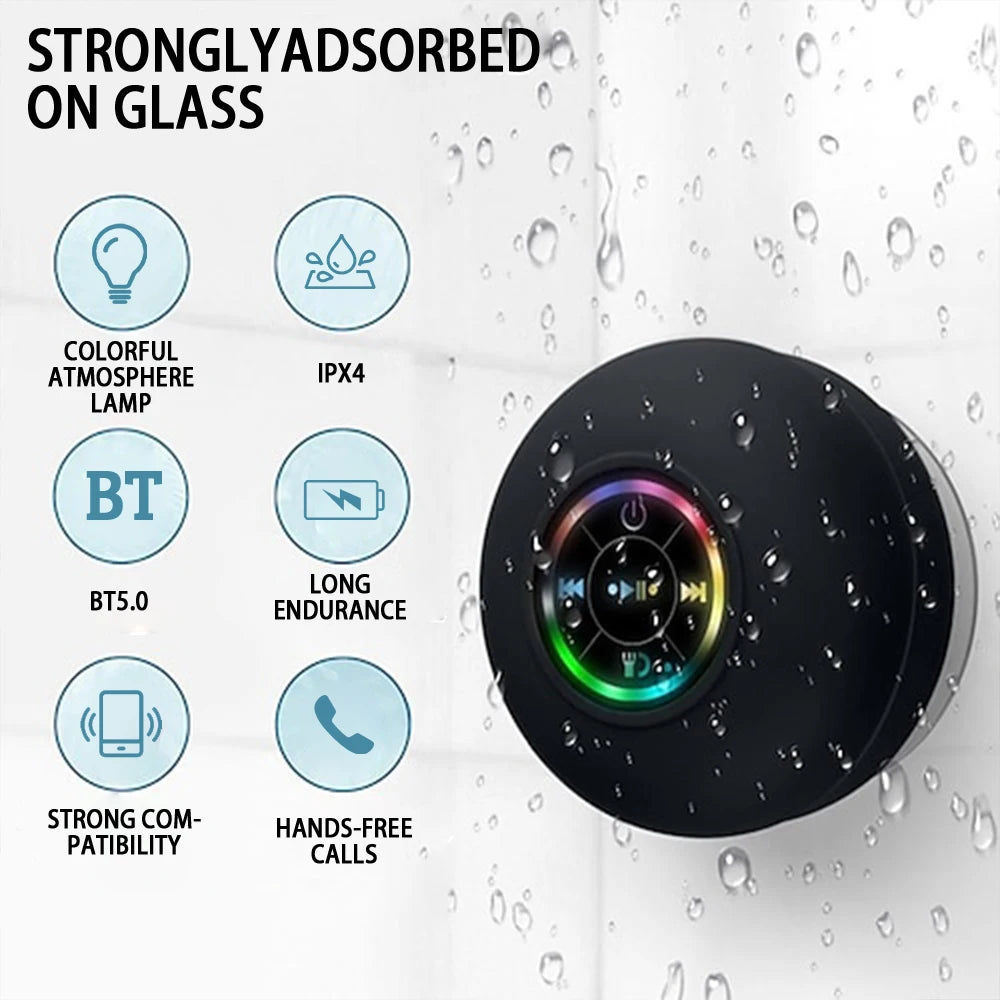 Altavoz Bluetooth de Ducha AquaBeat™ – Waterproof y Portátil