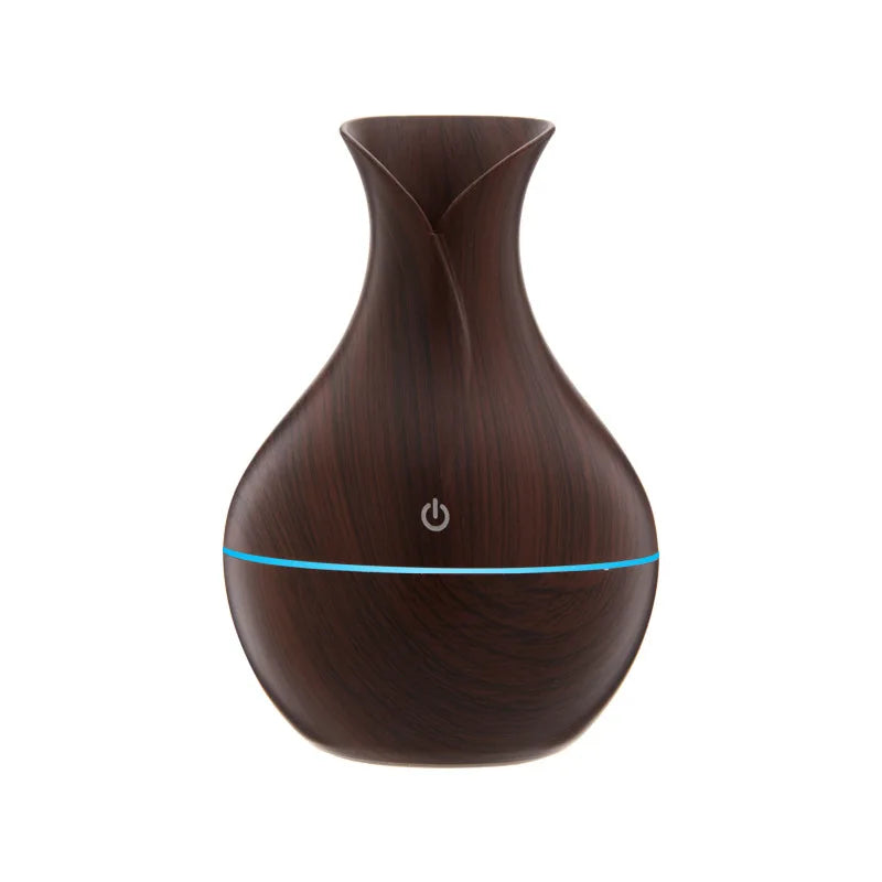 Humidificador Aromático Estilo Madera – Ultrasilencioso y Decorativo