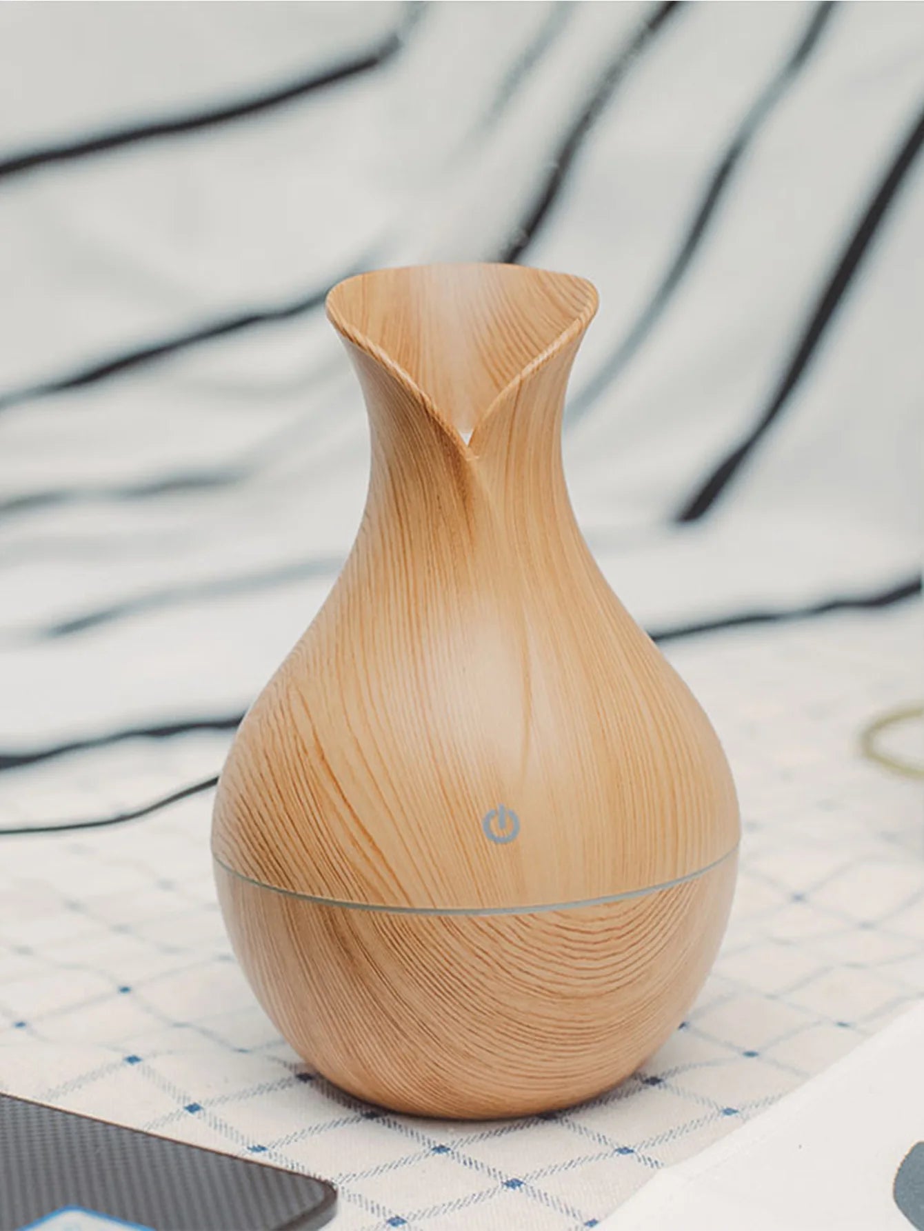 Humidificador Aromático Estilo Madera – Ultrasilencioso y Decorativo