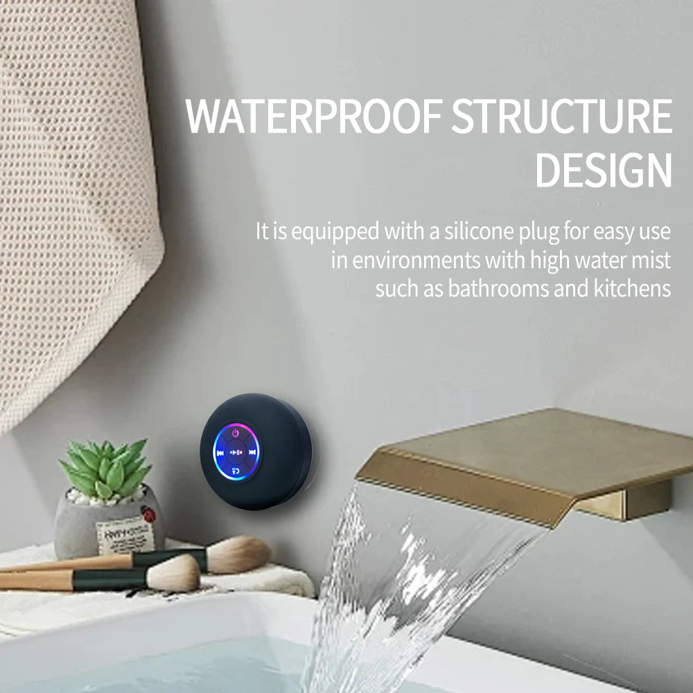 Altavoz Bluetooth de Ducha AquaBeat™ – Waterproof y Portátil