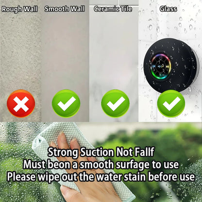 Altavoz Bluetooth de Ducha AquaBeat™ – Waterproof y Portátil